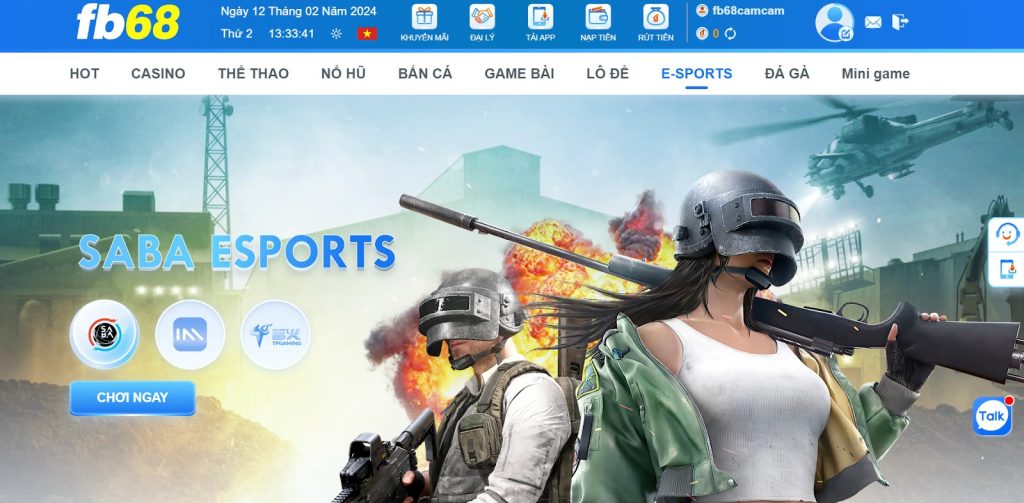 Cách chơi Saba ESports tại FB68 nhanh chóng, đơn giản
