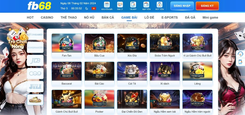 Hướng dẫn tham gia V8 Poker tại FB68