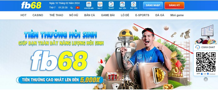 Các hình thức liên hệ đến bộ phận CSKH của FB68 như thế nào?